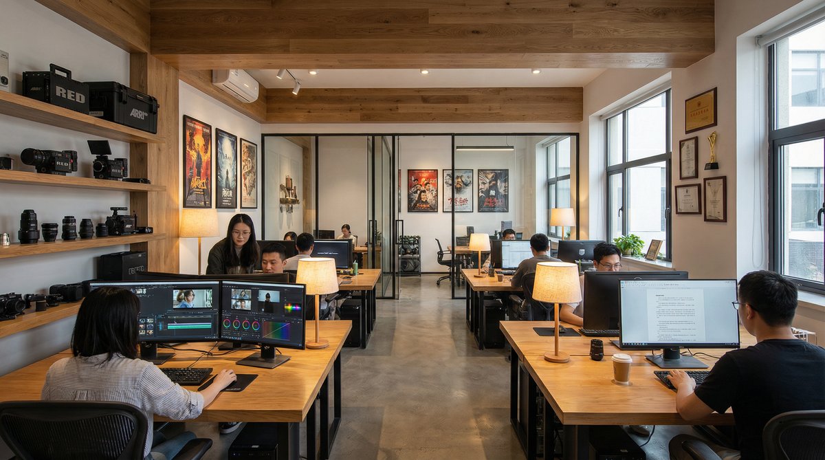 猎奇影视传媒公司办公环境